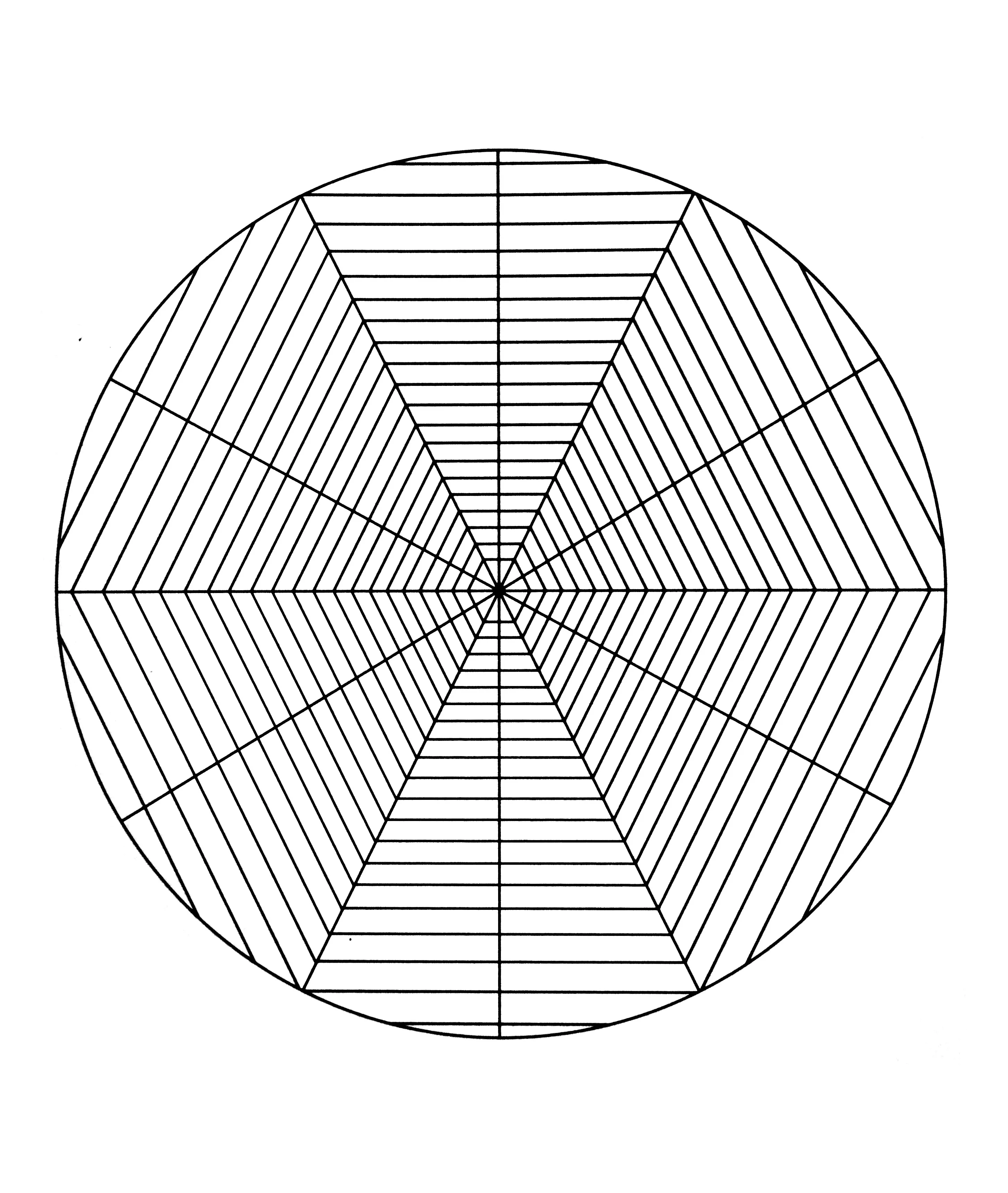 Mandala to color free to print - 18 (Simple Mandalas)